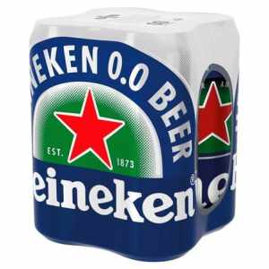 Piwo Heineken 0,0% bezalkoholowe puszka 4 x 500ml