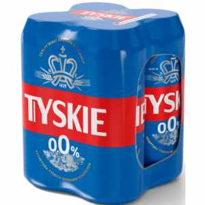 Tyskie 0% Piwo bezalkoholowe 4x500ml  