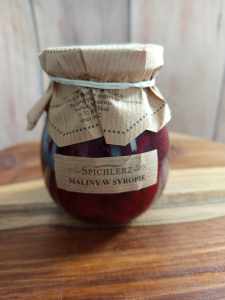 Maliny w syropie 280g 