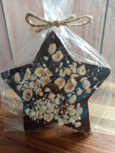 Czekolada ciemna gwiazda z miodem i orzechem laskowym 85 g