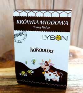 Krówka miodowa kakaowa 120g