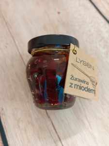Żurawina z miodem 120g słoik