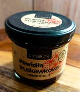 Powidła truskawkowe z miodem 100g