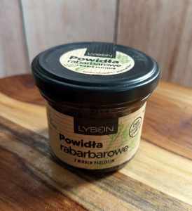 Powidła rabarbarowe z miodem 100g