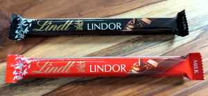 Lindt Lindor Stick Milk i Dark 37g