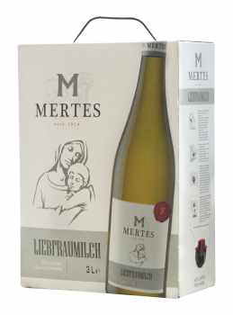 Wino Mertes Liebfraumilch QbA białe półsłodkie 3 l (bag-in-box)
