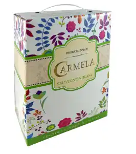 Wino Carmela Sauvignon Blanc białe wytrawne 3 l (bag-in-box)