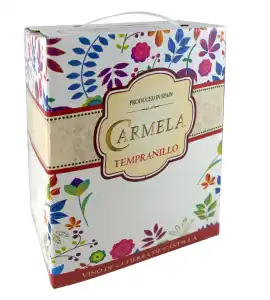 Wino Carmela Tempranillo czerwone wytrawne 3 l (bag-in-box)