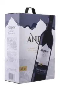 Wino Andes Cabernet Sauvignon czerwone wytrawne 3 l (bag-in-box)